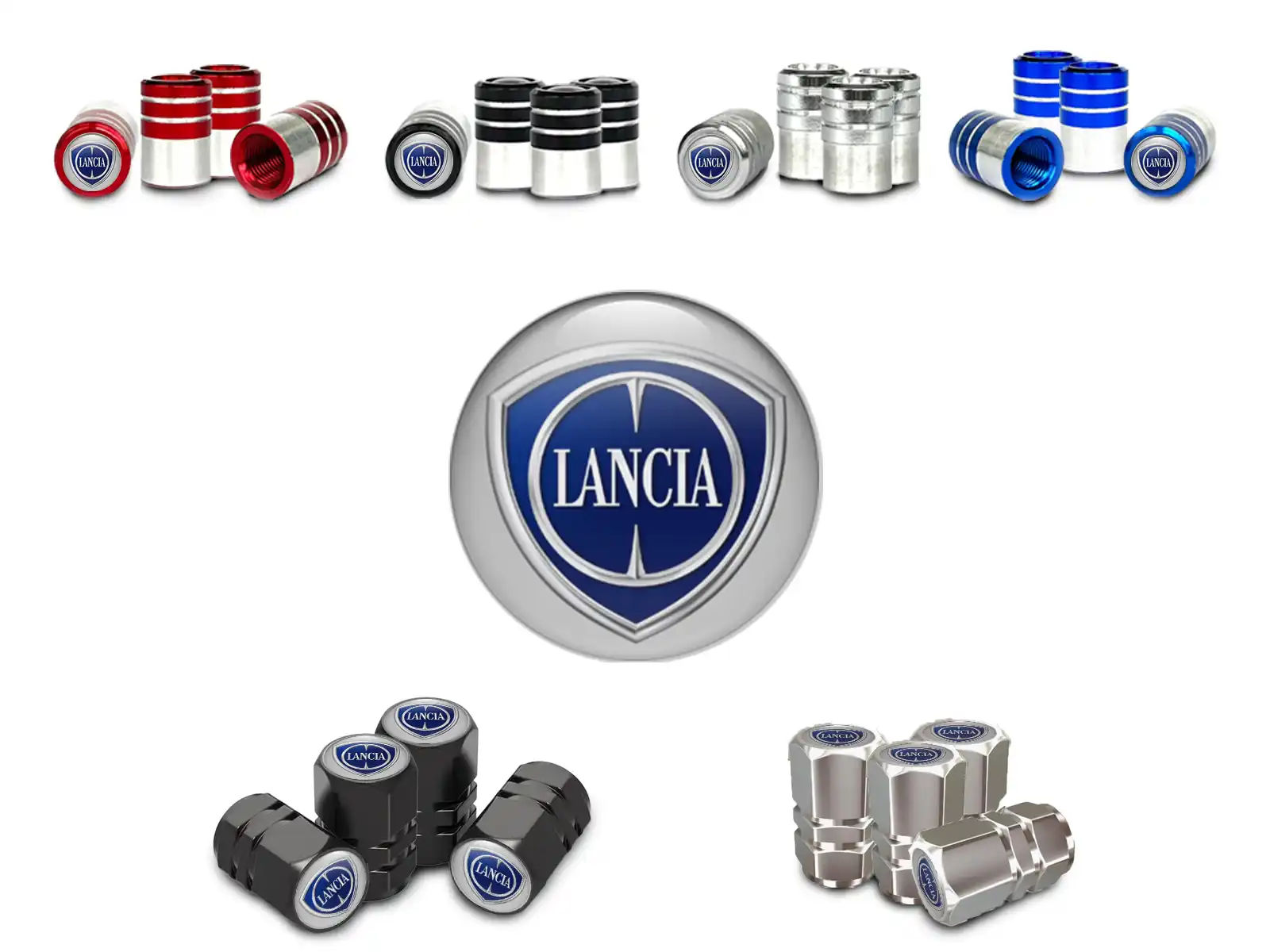 Lancia Rad Ventilkappen für PKWs Sport Pro Max